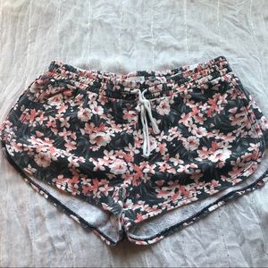Abercrombie & Fitch Floral Cotton Short Shorts